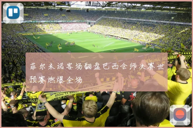 菲尔米诺客场翻盘巴西会师决赛世预赛燃爆全场