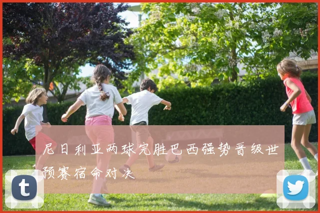 尼日利亚两球完胜巴西强势晋级世预赛宿命对决